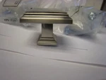 9 Knob Packs Furniware Cabinets And Drawers Rectangular Brushed Nickel. Fixed Price $27.99.