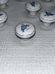 Uxcell Flower Printed Furniture Cabinet Drawer Knob Handle Grip 14 Piece. Fixed Price $15.00.