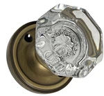Passage Door Set With Octagon Glass Easy To Install-antique Brass. Fixed Price $99.99.