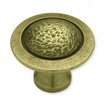 (25-PACK) 1-1/2" Rough & Smooth Knob Tumbled Antique Brass. Fixed Price $64.33.
