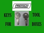 Protech P201 - P230 Set Of Keys Toolbox Chest Cabinet Free Shipping. Fixed Price $15.99.