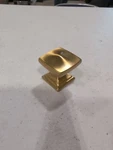 Hickory H078769BGB Dover 1.25" Soft Square Knob - Brushed Golden Brass. Fixed Price $6.56.