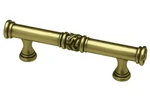 1-PK Victorian Leaf Antique Brass Cabinet Door, Drawer 3" Center Bar Pull Handle. Fixed Price $15.99.