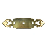 Belwith Manor House Lancaster Brass 3 1/4" Cabinet Knob Backplate P289-LP. Fixed Price $8.98.