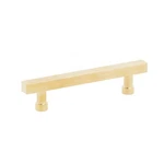 Schaub 211079-UNBR Noho, Cabinet Pull, Square, 4" Cc, Unlacquered Brass. Fixed Price $46.40.