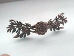 Vicenza Designs K1220 Carlotta Carnation Pull, 3-INCH, Antique Copper. Fixed Price $48.00.