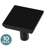 Liberty 10-PACK Simple Square 1-1/8 In. 29 Mm Matte Black Cabinet Knob P40847C. Fixed Price $14.95.