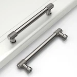 Coinkoly 10X 5" Brushed Satin Nickel Kitchen Cabinet Pulls Knurled Handles. Fixed Price $71.25.