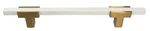 Amerock BP778128BGLWHT Urbanite 128MM Cabinet Pull - Brushed Gold/ White. Fixed Price $19.11.