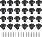 Litoexpe Black Cabinet Knobs, 1 Inch Pulls Drawer 24PCS,. Fixed Price $13.14.