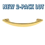 New 2-PACK Lot Amerock Allison 69154 Polished Brass 3" Cc Cabinet Drawer Pull. Fixed Price $12.57.