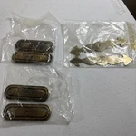 Keeper Brass Drawer Pull Knob Back Plates Antique Finish 3 & 4.5 New 6PC. Fixed Price $8.55.