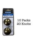 Cabinet Knob (20 Pack) Amerock 848LB Allison Round 1-3/8 Antique Brass 10-2. Fixed Price $29.99.