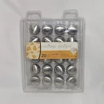 20 New 1/4" Satin Nickel Round Kitchen Cabinet Knobs & Screws Belwith Products. Fixed Price $18.99.