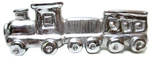 Train Drawer Pull Handle Set Of 2 Silver Tone Metal 3" Center Michael Aram. Fixed Price $15.29.