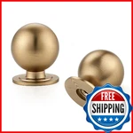 Ravinte Decor 12-PACK Champagne Bronze Round Cabinet Knobs, 0.95" Ball Hardware. Fixed Price $39.20.