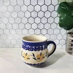 Manufaktura Boleslawcu Poland Yellow Flower Polish Bubble Pot Belly Mug 16OZ. Fixed Price $51.91.