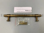 Pottery Barn Frey Drawer Pull Tumbled Brass 6" #B297. Fixed Price $20.67.