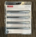 Delta & 3/4 " Mandara Cabinet Drawer Pull Handle Satin Nickel Pack W/ Screws. Fixed Price $11.96.