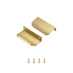 5PACK Edge Finger Tab Pull For Cabinets Kitchen Concealed Aluminum Flat Hidden. Fixed Price $30.90.