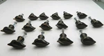 Allen Roth Cabinet Knobs Set 16 Dark Bronze Finish Leaf Flared & Lip Design. Fixed Price $29.00.