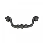 Black Wrought Iron Drawer Bail Pull 4.38 Long Cabinet Drop Style Swing Handle. Fixed Price $14.99.