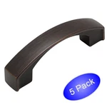 *5 Pack* Cosmas Cabinet Hardware Oil Rubbed Bronze Arch Handle Pull #616-030ORB. Fixed Price $11.83.
