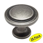 *25 Pack* Cosmas Cabinet Hardware Weathered Nickel Round Knob #5560WN. Fixed Price $27.49.