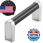 Koofizo 10-PACK Black & Chrome Knurled 3" Cabinet Pulls Handles Durable Metal. Fixed Price $55.08.