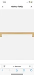 4-TOP Knobs Square Bar Pull Honey Bronze Finish 8-13/16" Center M2153. Fixed Price $60.00.