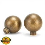 Goldenwarm 20 Pack Antique Brass Cabinet Knobs Vintage Round Ball Hardware. Fixed Price $56.99.