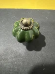 Delicate Pumpkin Ceramic Cabinet Knob Furniture Drawer Wardrobe Door Pull Handle. Fixed Price $7.50.