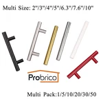 Probrico Kitchen Cabinet Pulls Brushed Nickel Cupboard Round Bar Handle Drawer. Fixed Price $11.99.