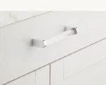 New Restoration Hardware Lambeth Smooth Crystal Pull Polished Chrome 8 Rh. Fixed Price $34.99.
