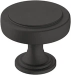 Amerock BP36880 Exceed 1-3/8 Inch Mushroom Cabinet Knob Black. Fixed Price $9.62.