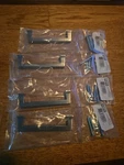 Emtek 86425US15 Alexander 4" Handle Pull American Designer Satin Nickel Set Of. Fixed Price $35.19.