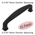 *10 Pack* Cosmas Cabinet Hardware Flat / Matte Black Pulls - #4390FB. Fixed Price $30.13.