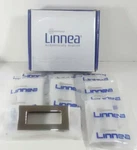 Brand New Set Of 8 Linnea Flush Recessed Pulls Stainless Steel 4 Draws & Cabinet. Fixed Price $250.00.