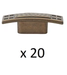 *20* Gliderite 2-1/2 In. Antique Brass Hammered Mission Style Cabinet Knob *new*. Fixed Price $25.99.