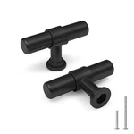 Goldenwarm 5 Pack Black Cabinet Kitchen Knobs,. Fixed Price $14.41.
