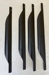 James Martin Mercer/columbia Set Of Door & Drawer Pulls Matte Black 32". Fixed Price $99.00.