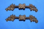 2-LARGE Ornate French Victorian Handle,furniture Update,kitchen Bath DECOR,HW-45. Fixed Price $23.42.