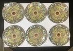 Chinese Famille Rose Set Of 6 Plate W/ Dragons Fish Butterflies And Flowers Rare. Fixed Price $299.00.