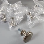 10 Pack Cosmas 5560SN 1-1/4 Satin Nickel Round Cabinet Drawer Knobs Kitchen Door. Fixed Price $6.00.