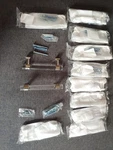 Orger Modern Cabinet Pulls 12PK Acrylic Handles 3.5" Hole Centers Drawer. Fixed Price $15.00.