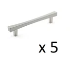 *5* Richelieu Westmount 5-1/16 In. Brushed Nickel Rectangular Cabinet Bar Pull. Fixed Price $24.99.