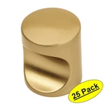 *25 Pack* Cosmas Cabinet Hardware Gold Champagne Contemporary Finger Pull 3312GC. Fixed Price $42.05.