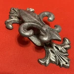 - 20TH Century Carpe Diem Pewter Knob Pull & Backplate Fleur De Lys Usa 1999. Fixed Price $30.45.
