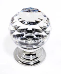 Alno C210-CLR/PC Chrome Crystal 1-1/4" Round Cabinet Knob Polished Base. Fixed Price $44.99.