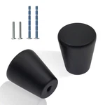Yoohey 10PCS Small Black Cabinet Knobs - 20MM/0.78" Diameter Flat Dresser Kno.... Fixed Price $16.12.